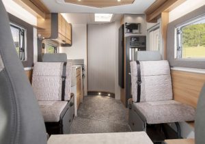 Bailey Adamo 69-4 flexi lounge featuring twin Aguti convertible travelling seats (2)